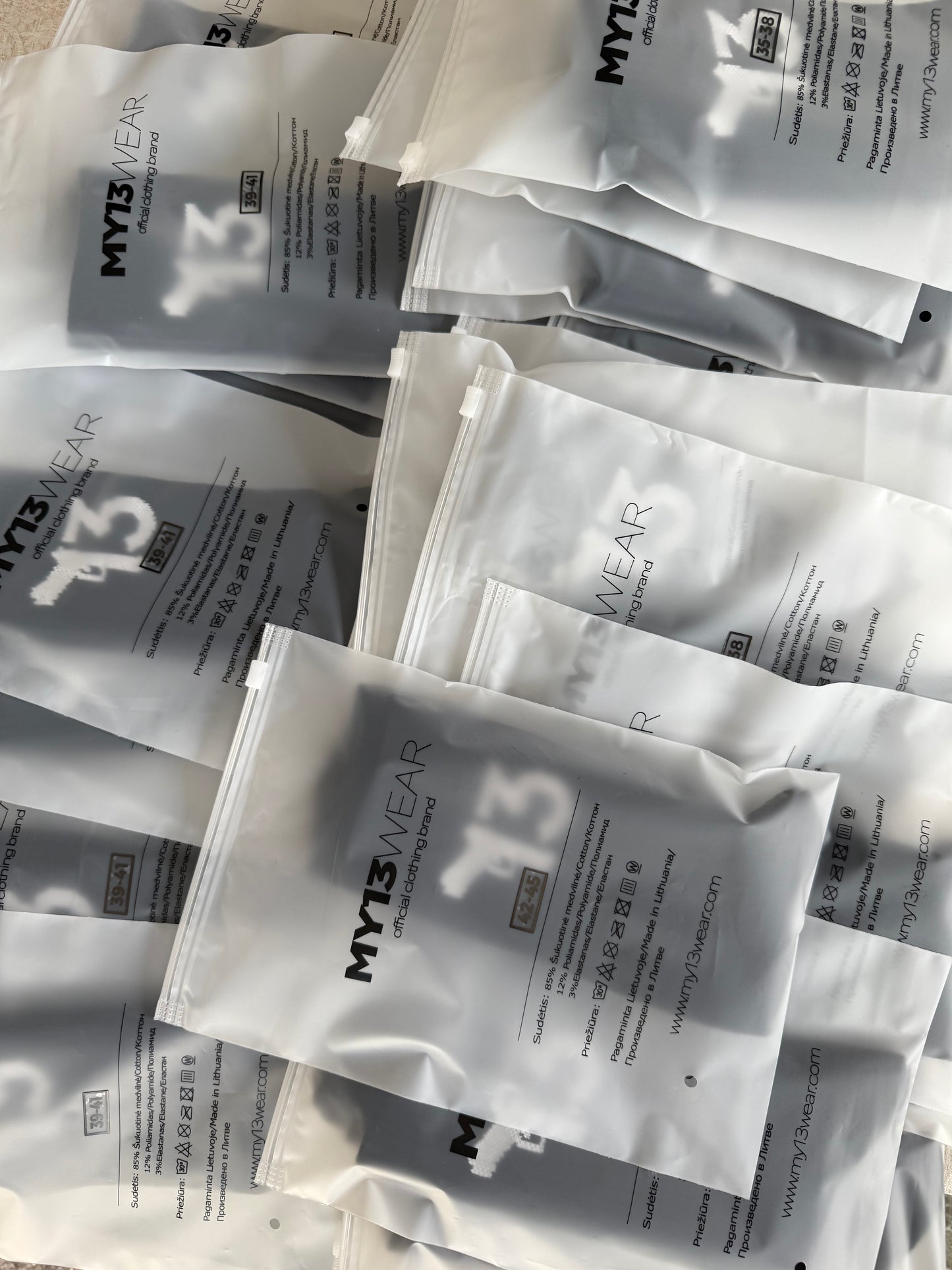 Kojinės "MY13 gun black”