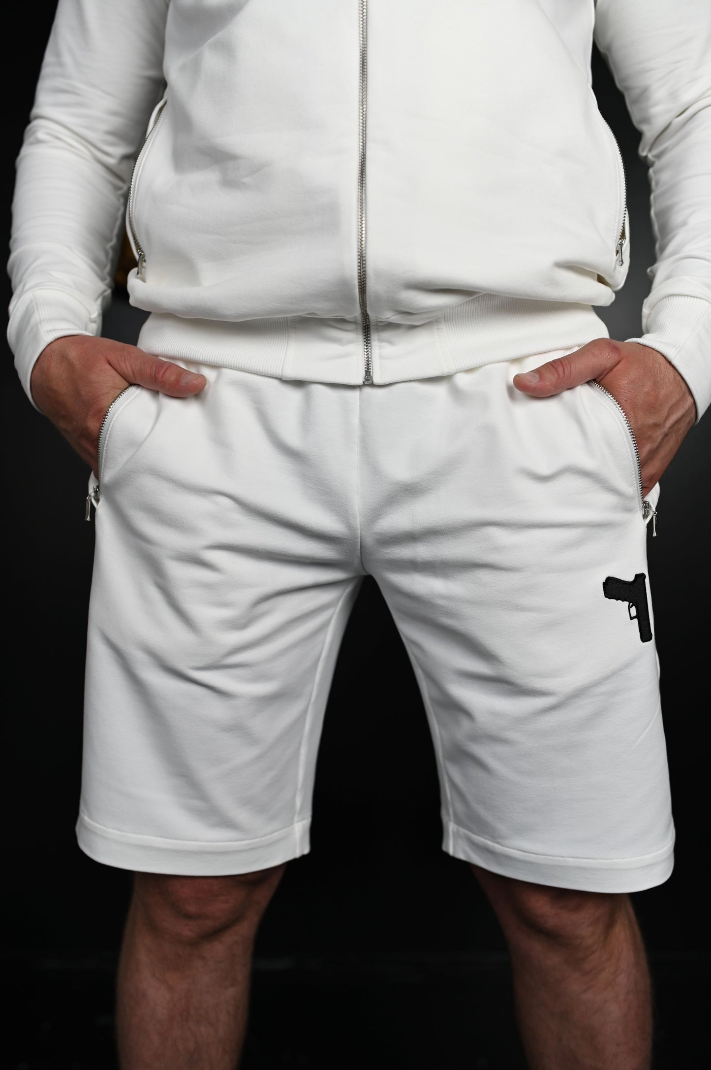 Vyriški laisvalaikio šortai "OPG white"