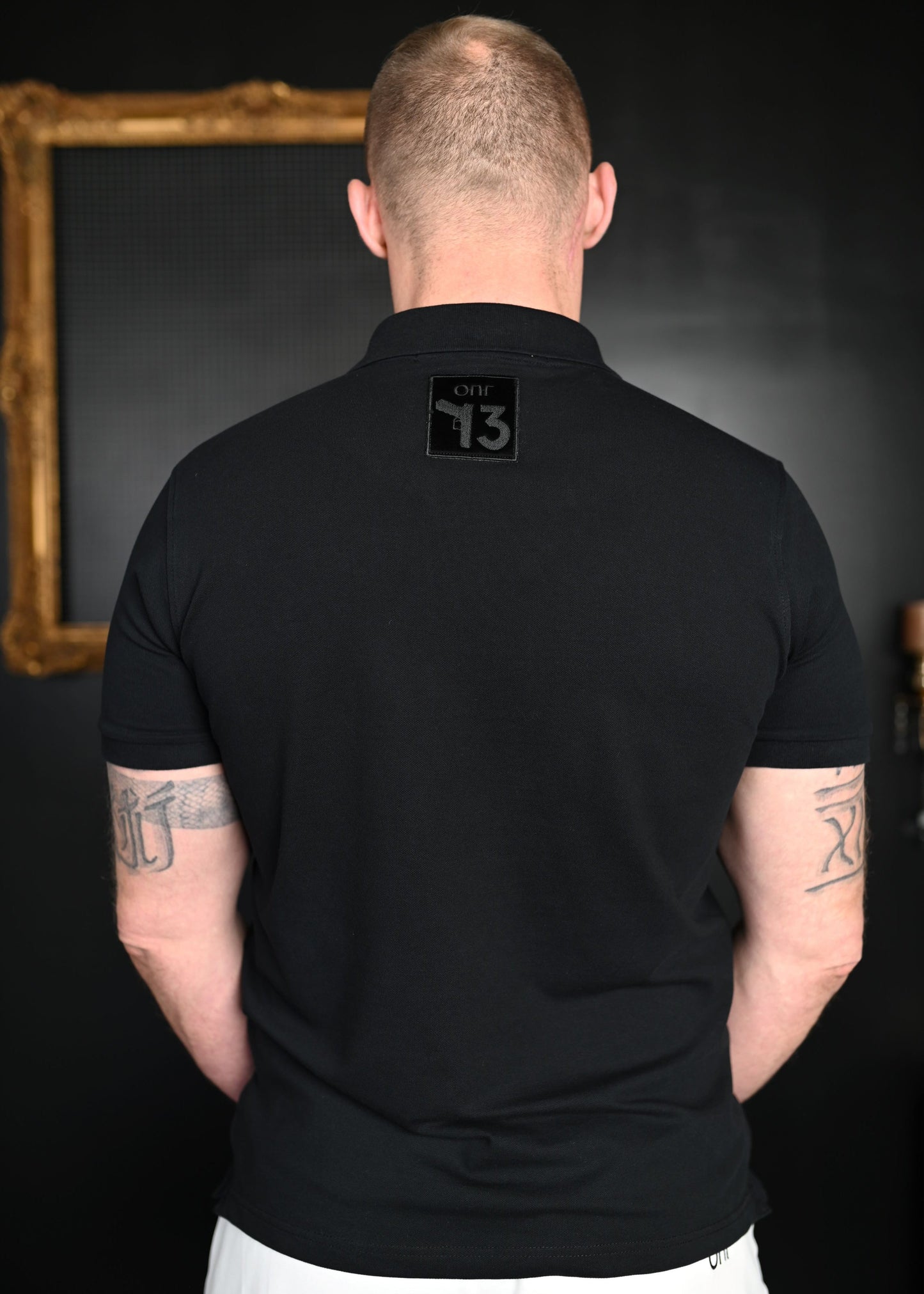 Vyriški polo marškinėliai "13 OPG black"