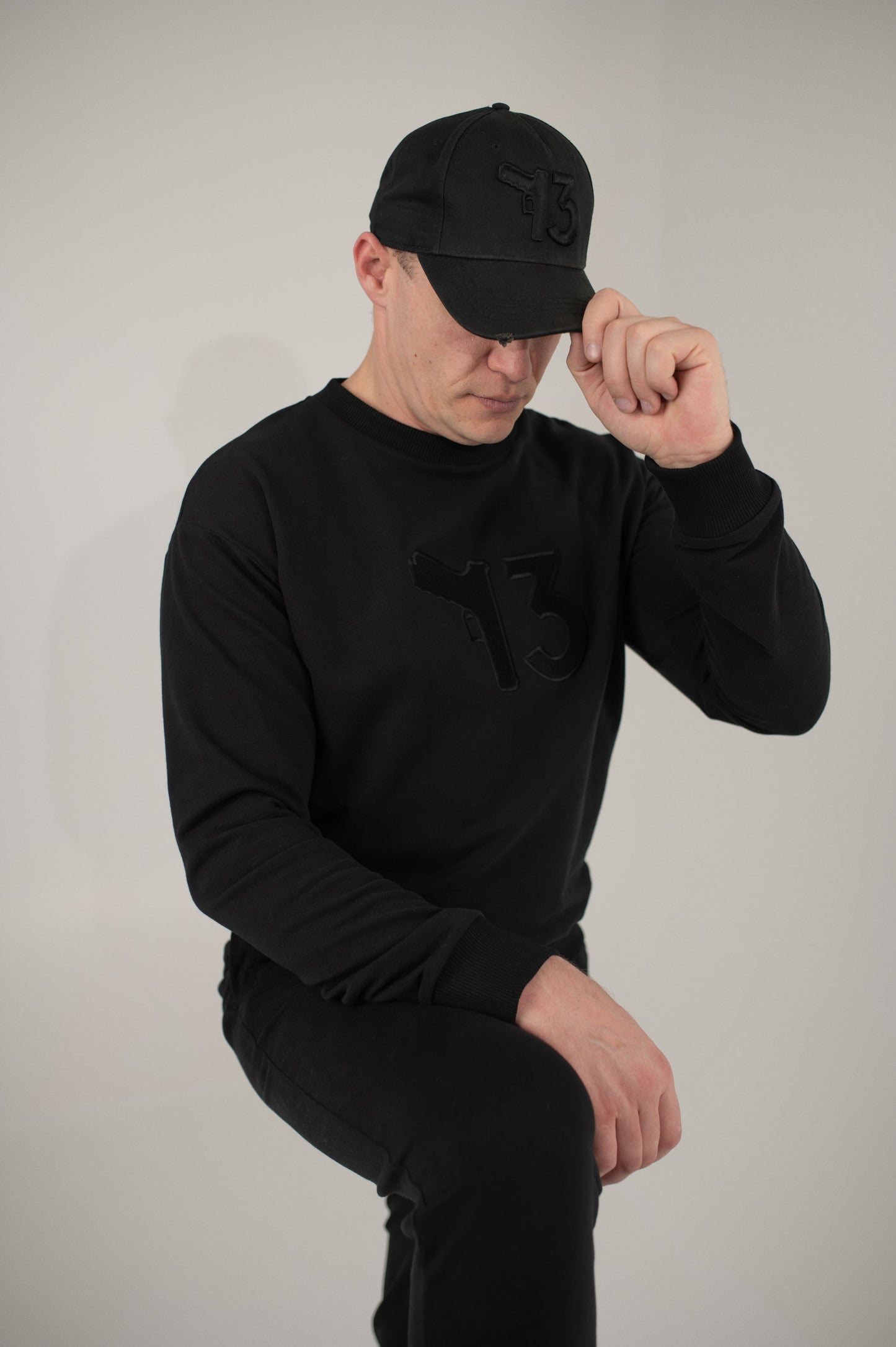 Vyriškas laisvalaikio džemperis "МОJ13 black"