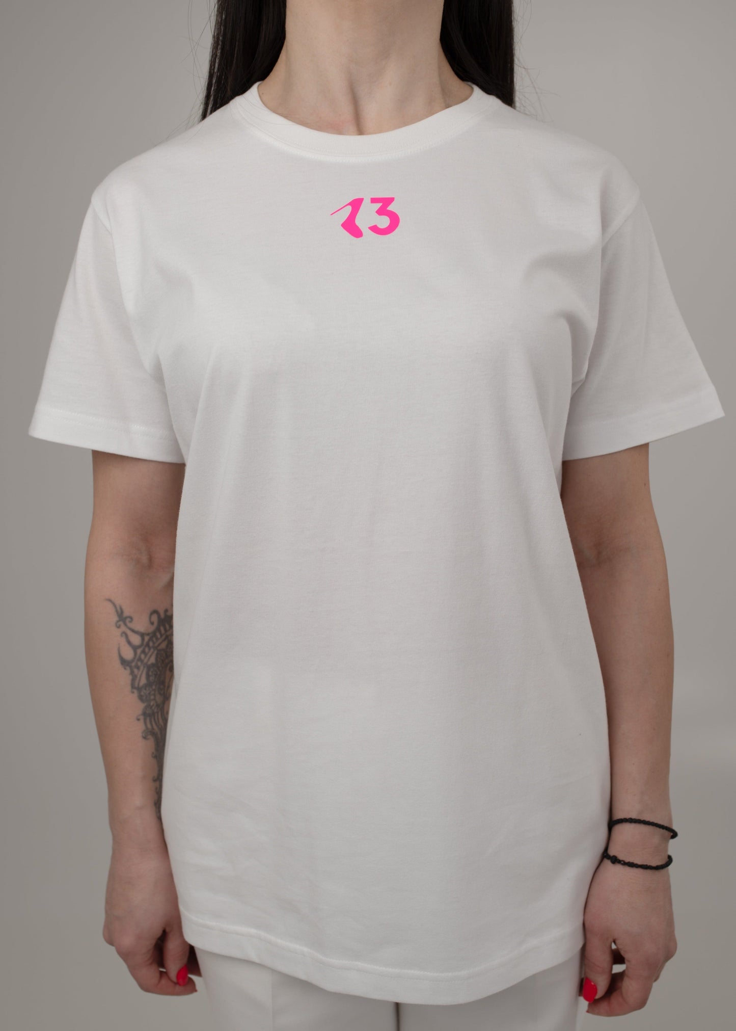 Marškinėliai "13 pink heel"