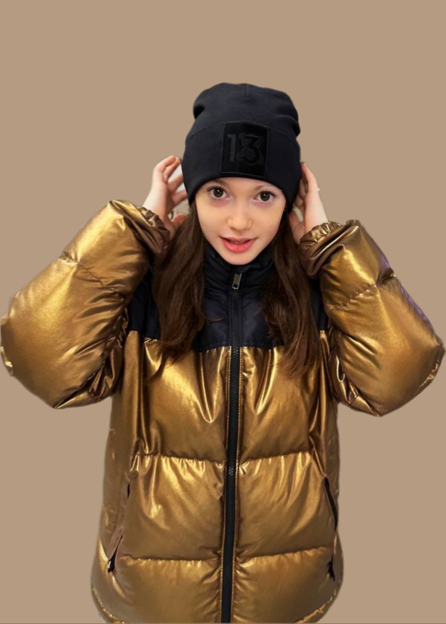 Vaikiška kepurė "MY13 teddy black"