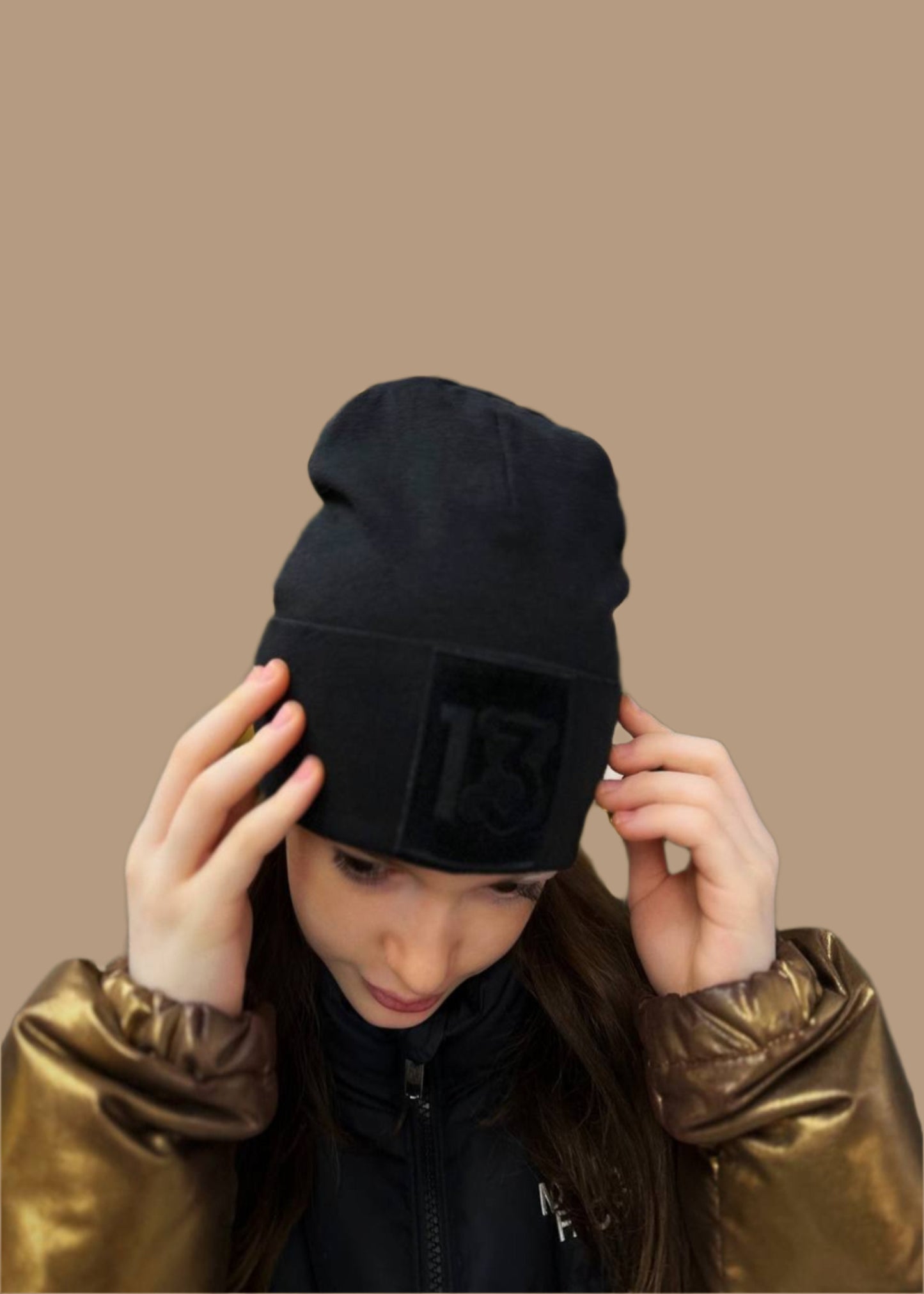 Vaikiška kepurė "MY13 teddy black"