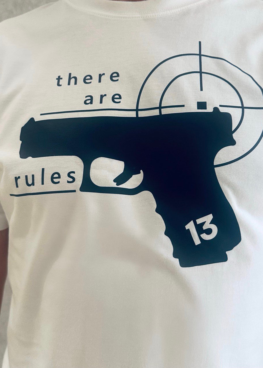 Vyriški marškinėliai "13 rules"