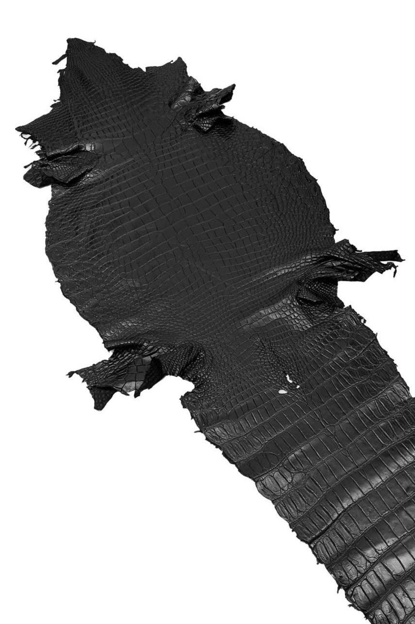 Men's jacket with genuine leather "Crocodile"