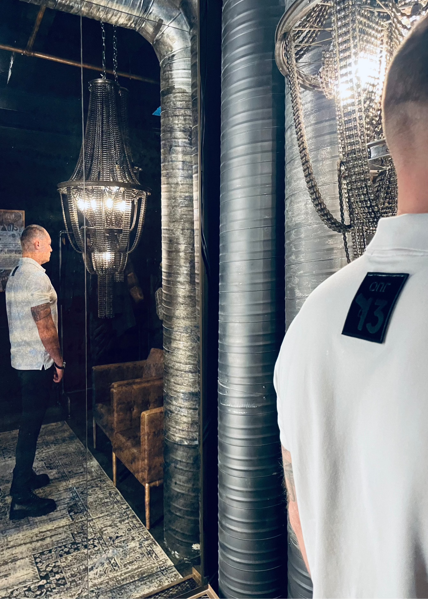 Vyriški polo marškinėliai "13 OPG white"