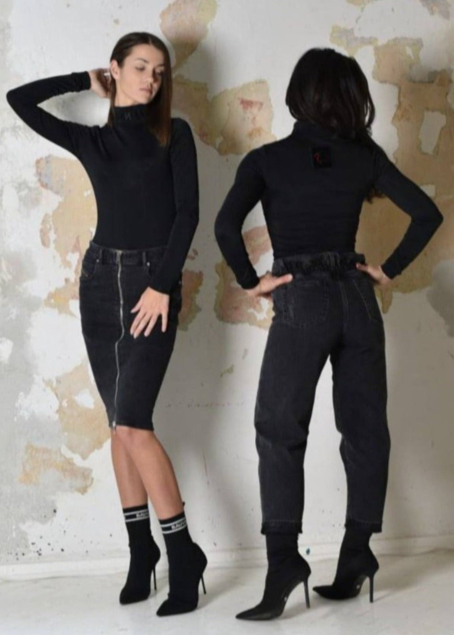 Moteriška glaustinukė "Black heel"