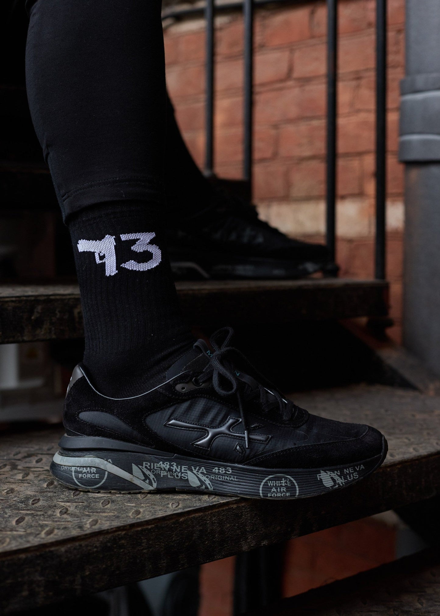 Kojinės "MY13 gun black”