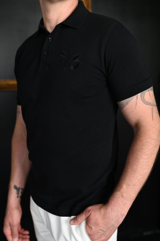 Vyriški polo marškinėliai "13 OPG black"