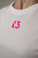 Marškinėliai "13 pink heel"