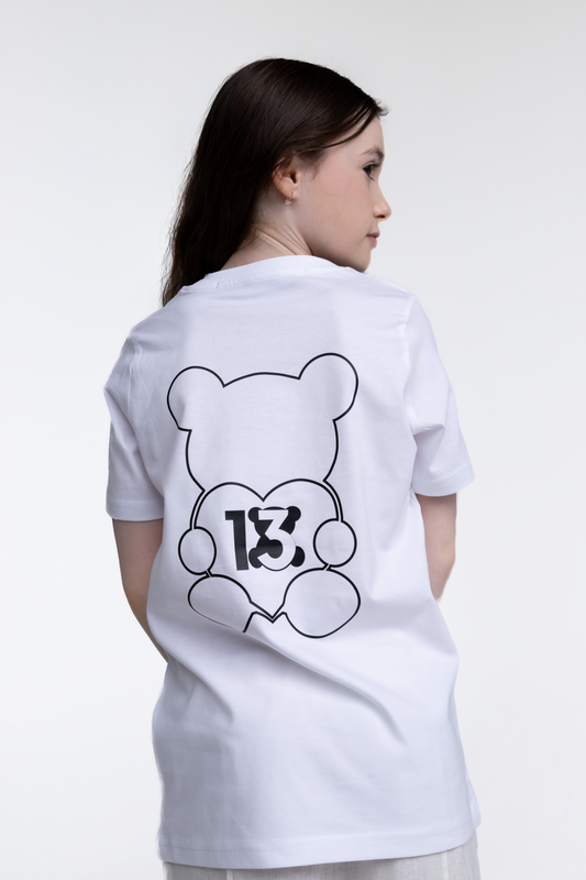 Vaikiški marškinėliai "13 Teddy Heart"
