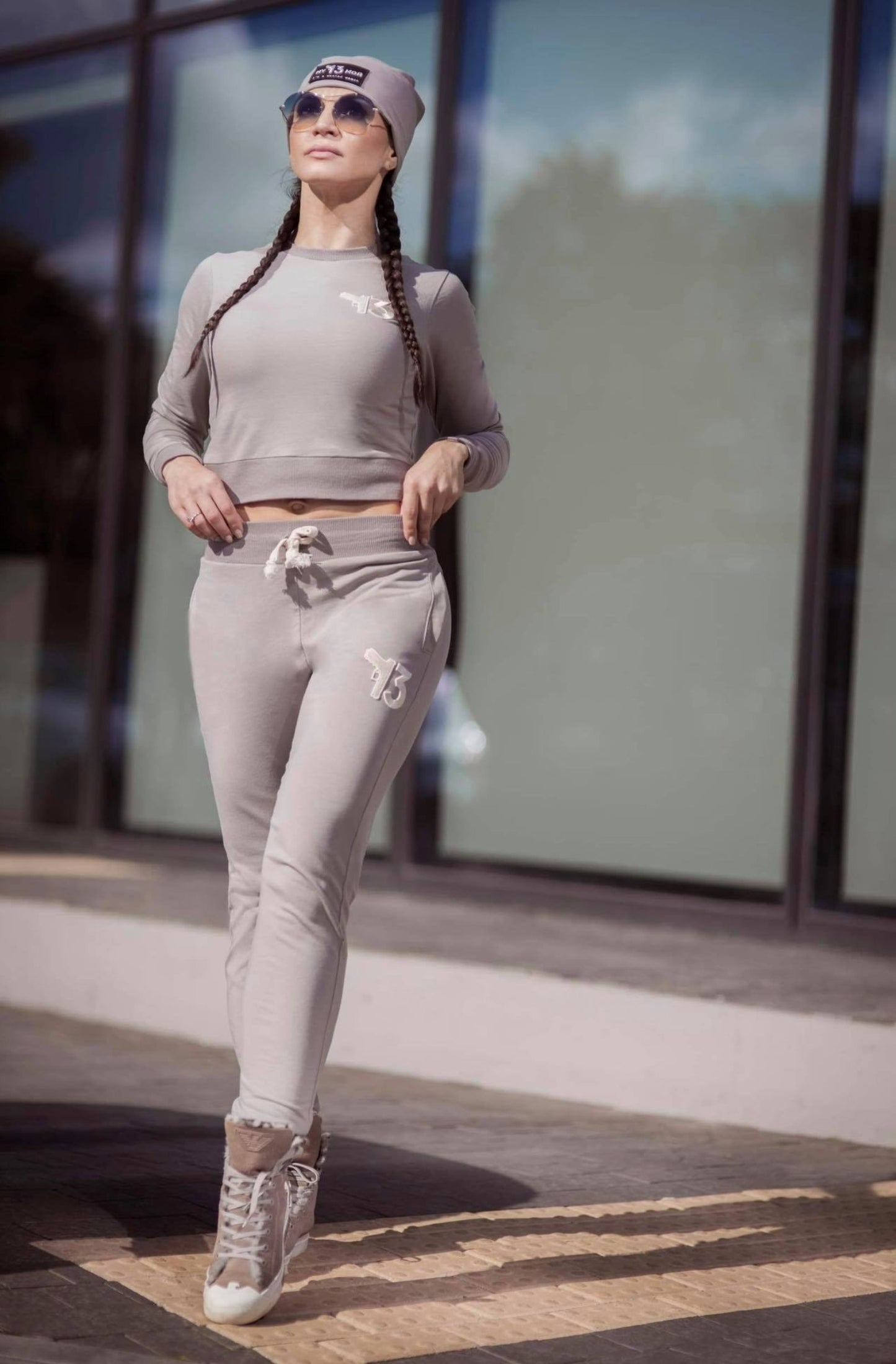 Women's leisure suit "I'm a wanted woman"